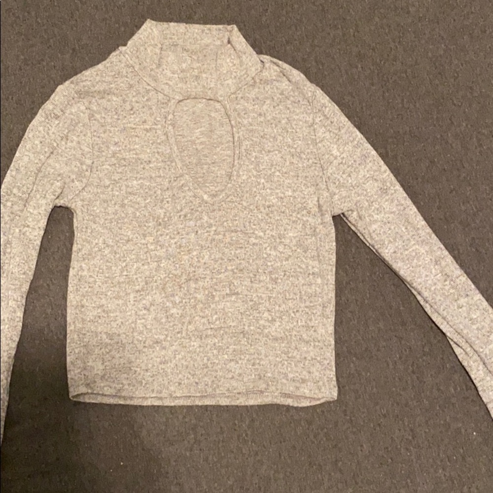 Acemi long-sleeve crop top